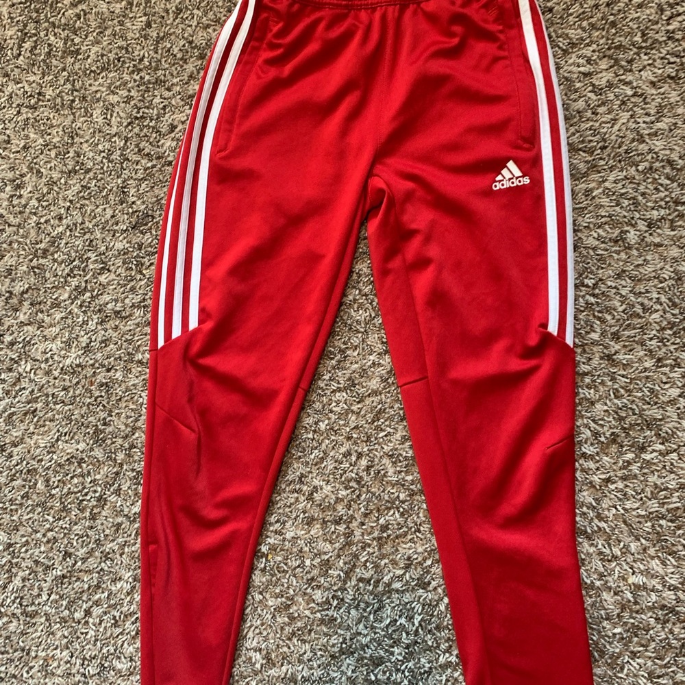 Boys adidas tiro 17 red